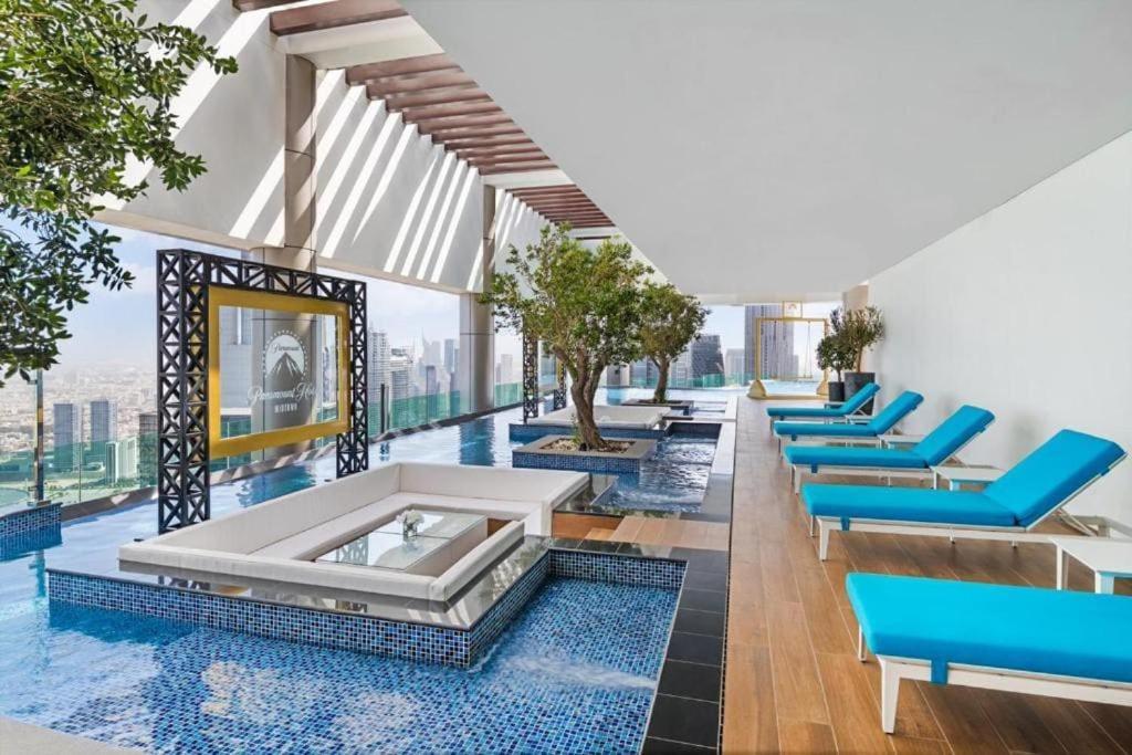 Paramount Hotel Midtown Flat With Burj Khalifa View Dubaï Extérieur photo